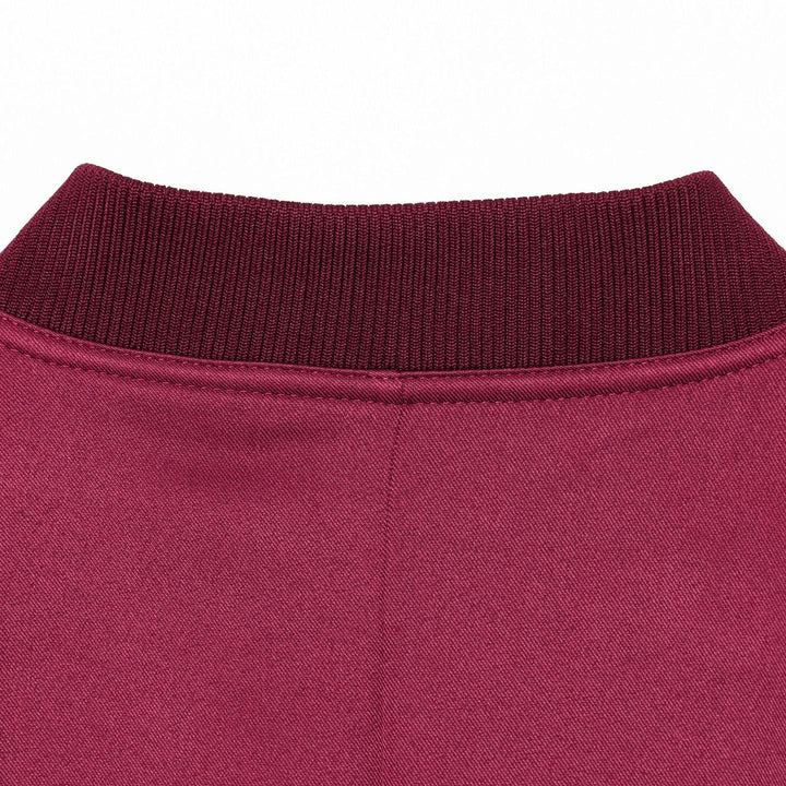 Damen cropped Bomberjacke mit Druckknopfleiste, überschnittenen Schultern und großen Klappentaschen – Avenza