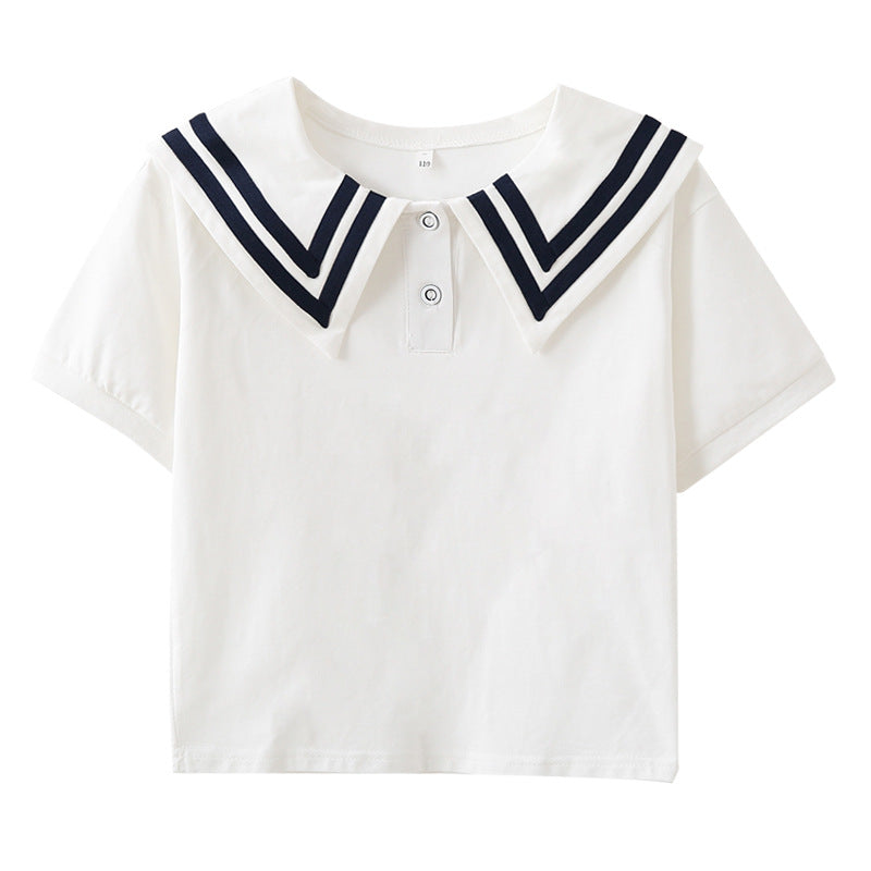 Damen Polo Shirt mit maritimem Kragen Echo Archiv