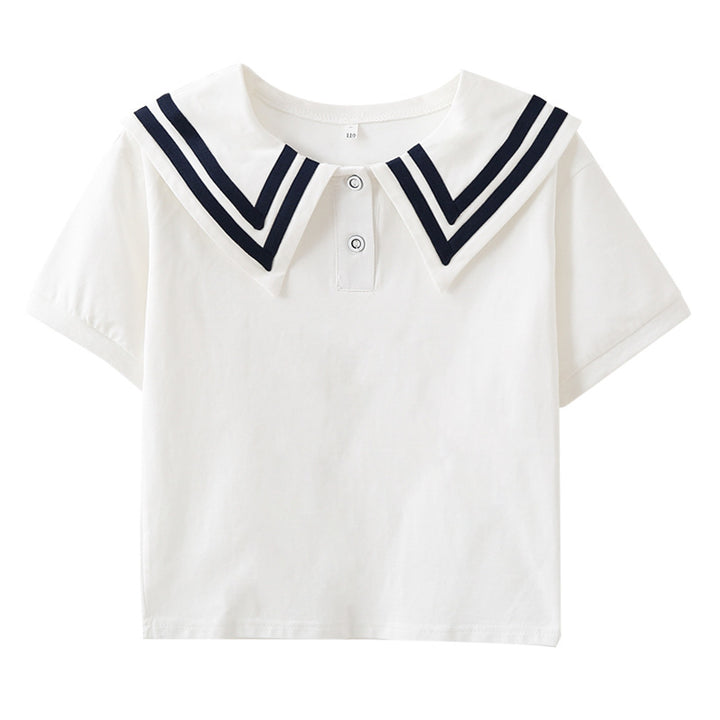 Damen Polo Shirt mit maritimem Kragen Echo Archiv