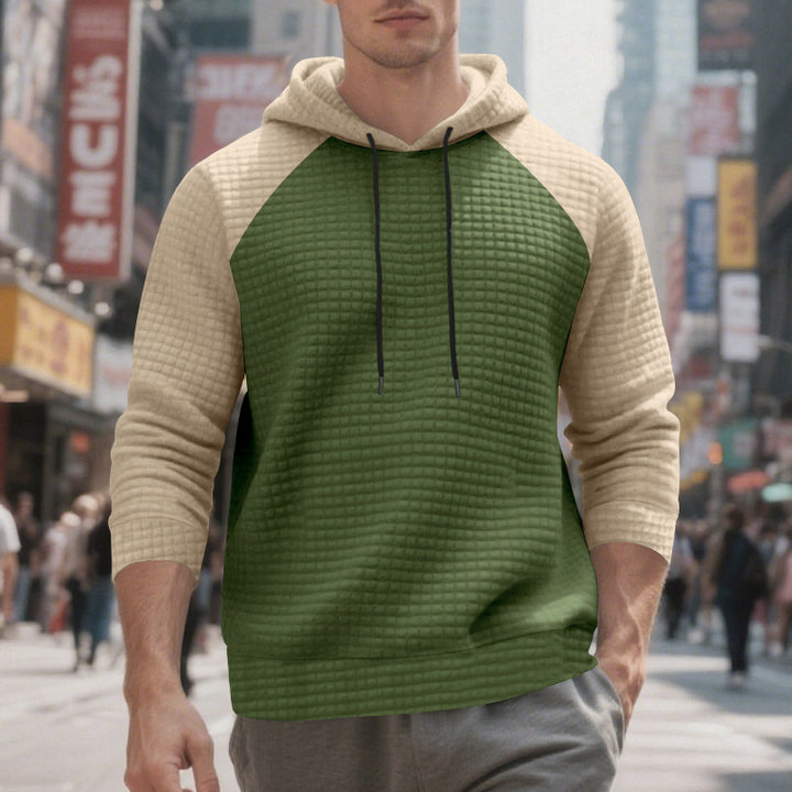 Herren Raglan-Sweatshirt mit strukturiertem Design und praktischen Taschen Echoarchiv