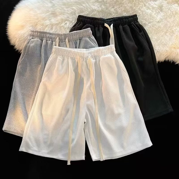 Herren Sportliche Mesh-Shorts mit elastischem Bund und Kordelzug Echoarchiv