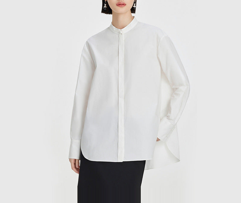 Damen Elegante und modische Oversized Bluse Echoarchiv