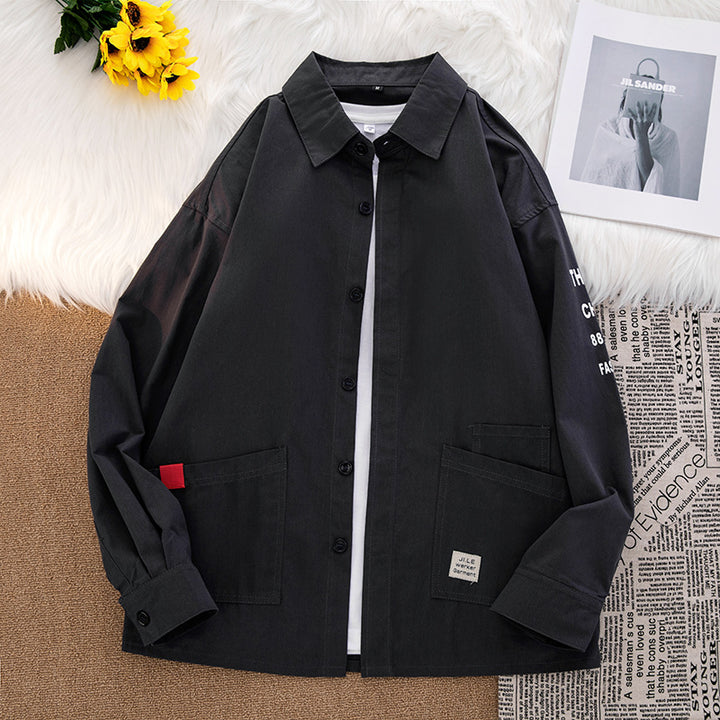 Herren lässige Hemdjacke mit praktischen Taschen und modernem Schnitt Echoarchiv