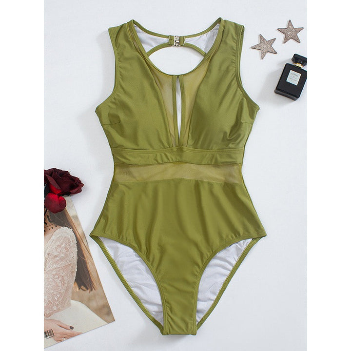 Damen Cut-Out Einteiler Badeanzug Echo Archiv