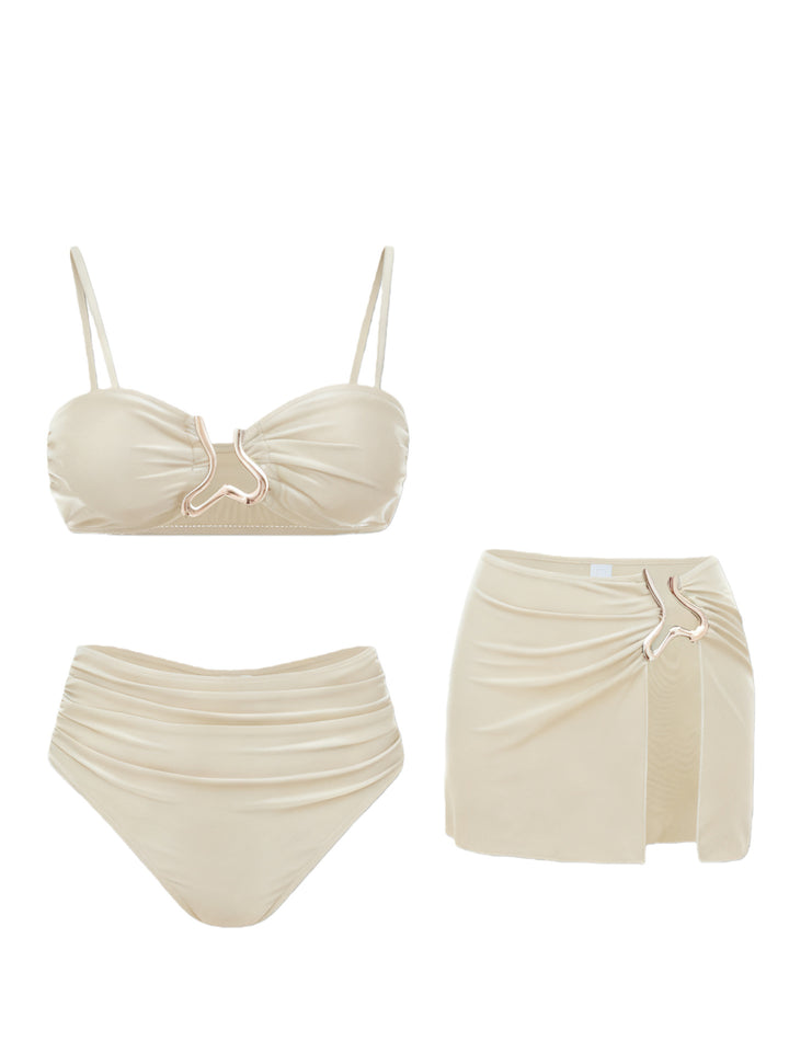 Damen Bikiniset mit elegantem Wickelrock und modischem Design Echo Archiv