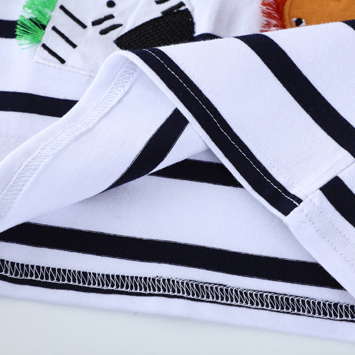 Jungen Langarmshirt mit verspielten Tierapplikationen Echo Archiv