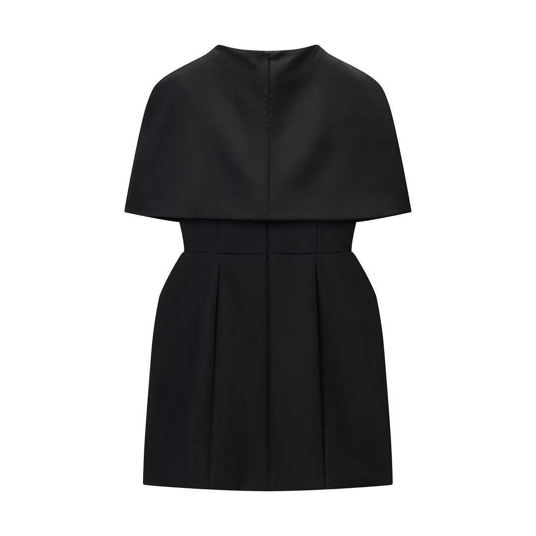 Damen elegantes Hochzeitskleid mit Cape-Ärmeln und tailliertem Schnitt Echo Archiv