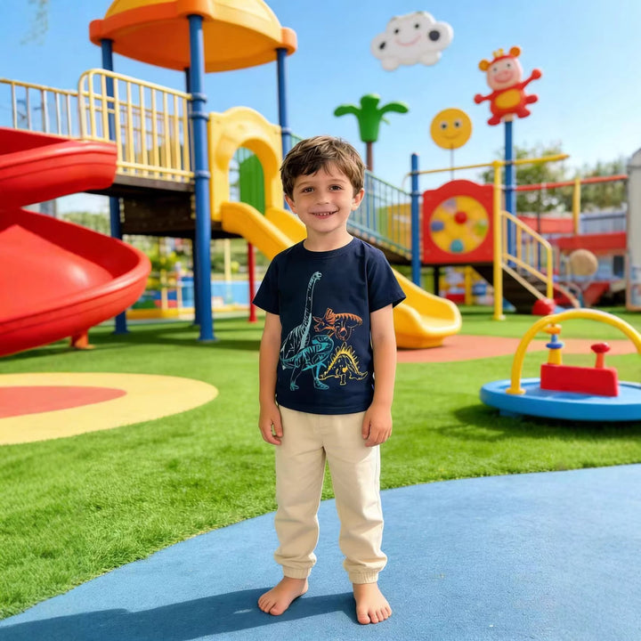 Jungen T-Shirt mit aufregendem Dinosaurier-Design Echo Archiv