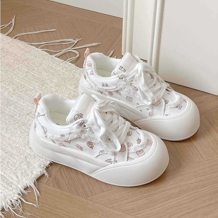 Damen Sneakers mit verspieltem Design und bequemer Dämpfung Echo Archiv