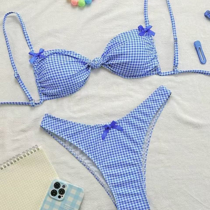 Damen Bikini-Set mit Rüschendetails und verstellbaren Trägern Echo Archiv