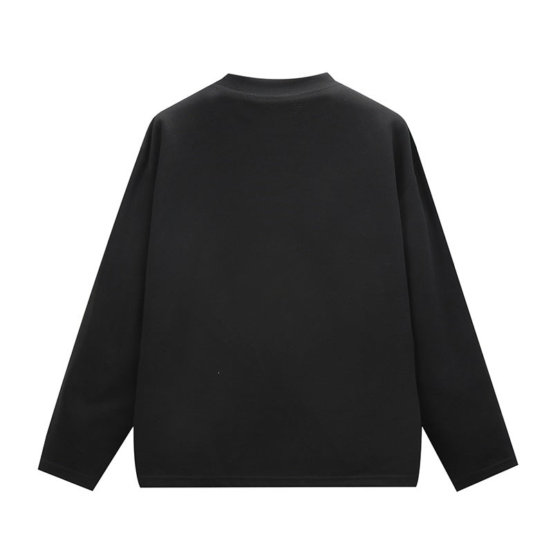 Unisex Oversize Rundhals-Sweatshirt mit Raglannähten und feiner Struktur Echoarchiv