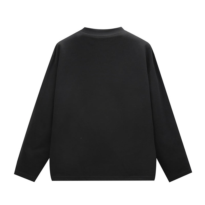 Unisex Oversize Rundhals-Sweatshirt mit Raglannähten und feiner Struktur Echoarchiv