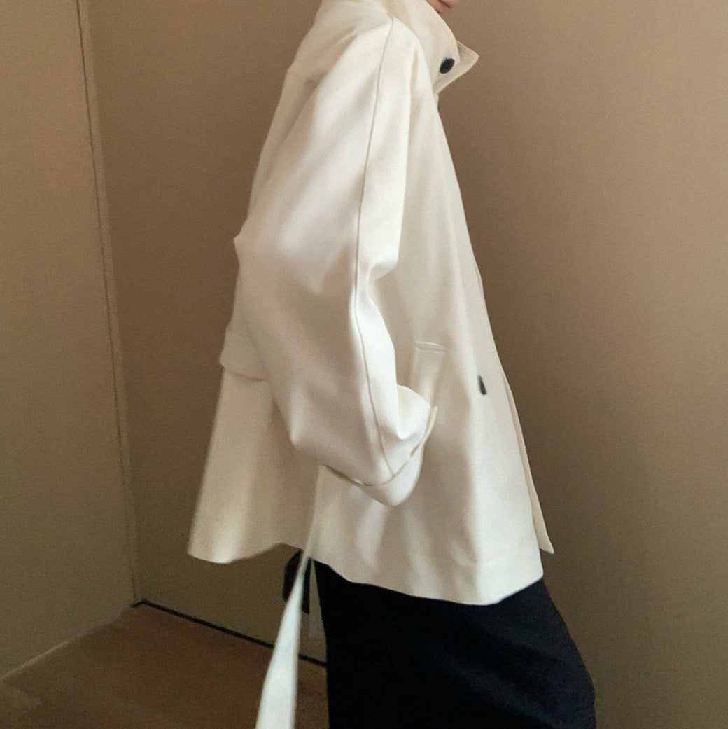 Damen ModischeOversized Übergangsjacke Echoarchiv