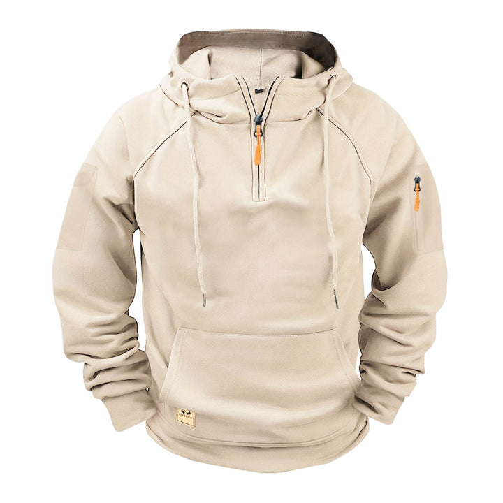 Herren sportlicher Kapuzenpullover mit praktischem Reißverschluss Echoarchiv