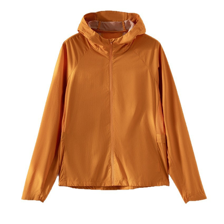 Damen ultraleichte Kapuzen-Schutzjacke aus Ripstop mit durchgehendem Reißverschluss Echoarchiv