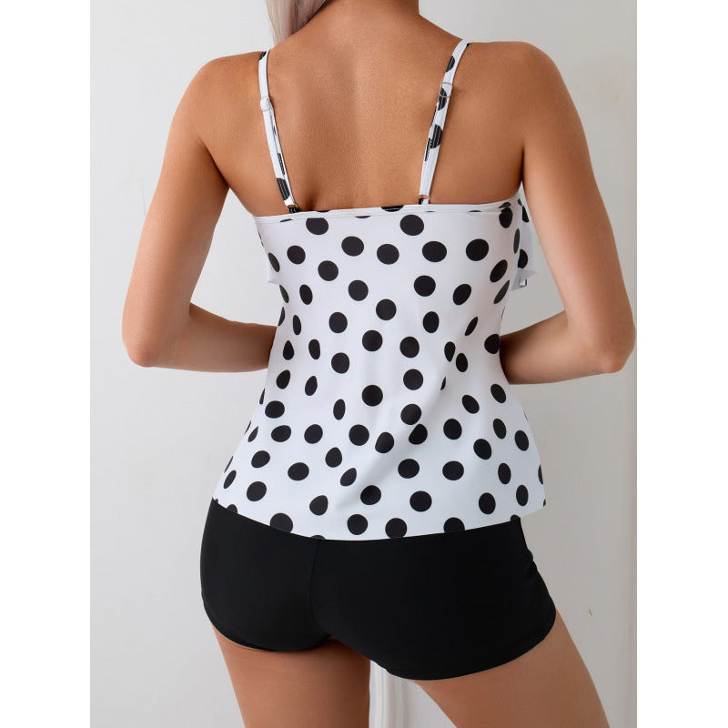 Damen Tankini mit gepolstertem Oberteil und sportlichem Höschen Echo Archiv
