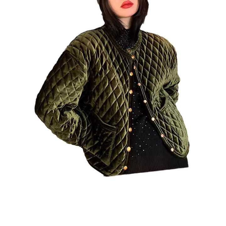 Damen Gemusterte Steppjacke Echoarchiv