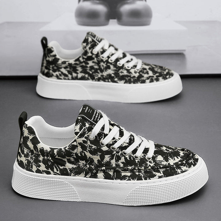 Damen Modische Sneakers mit floralem Muster und rutschfester Sohle Echo Archiv