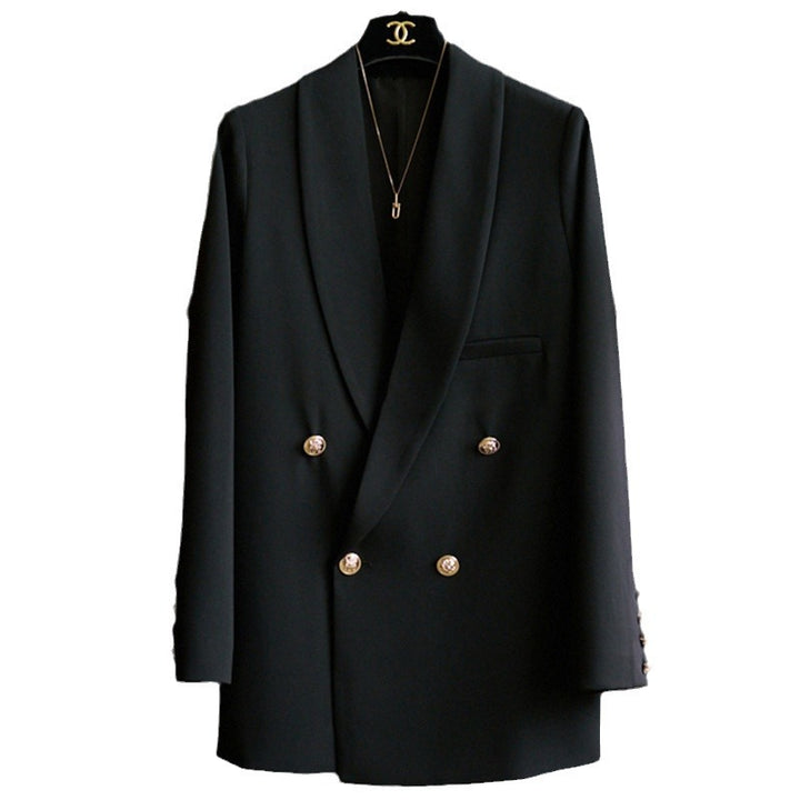 Damen Eleganter Doppeltbreasted Blazer Echoarchiv 1789268861