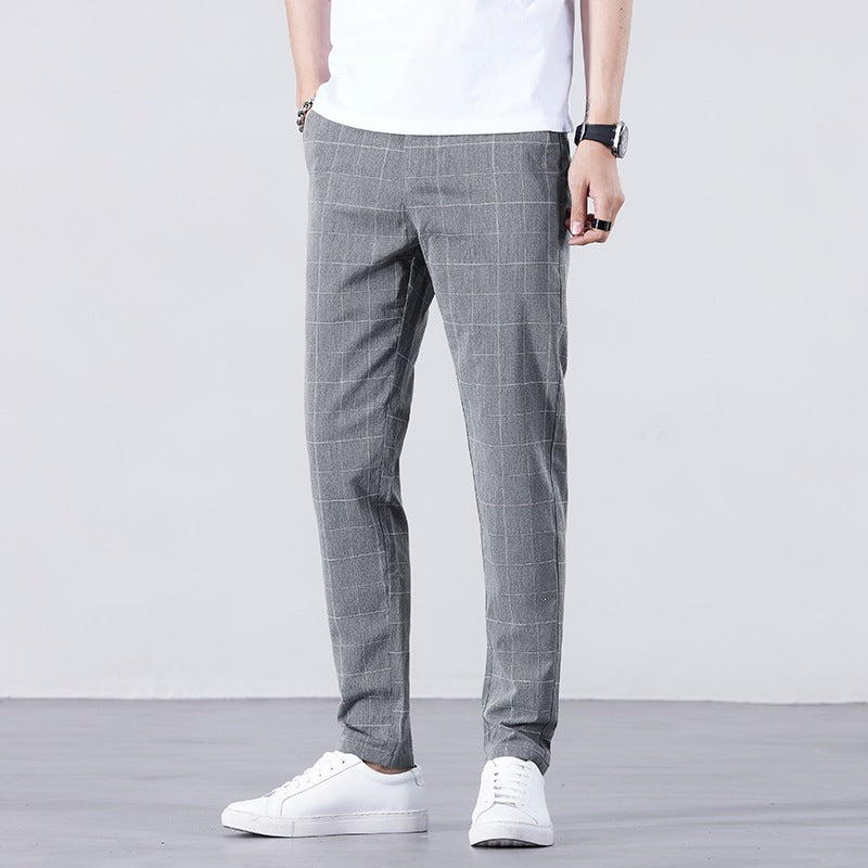 Herren Stylische Karohose Echo Archiv
