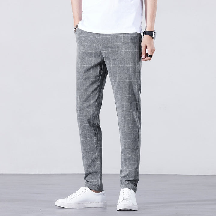 Herren Stylische Karohose Echo Archiv