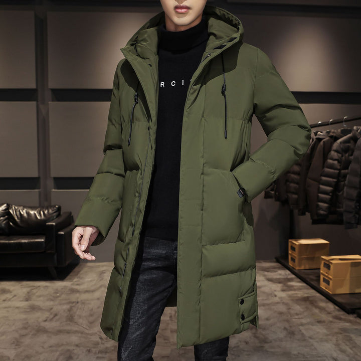Herren Isolierter Langparka mit Kapuze, winddichter Hülle & Utility-Taschen Echoarchiv