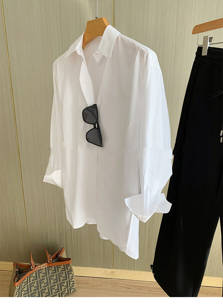 Damen Lässige Oversized-Bluse Echoarchiv