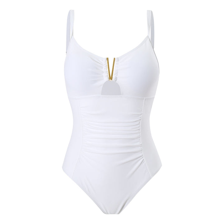 Damen Schwimmanzug mit Raffungen und elegantem Dekor Echo Archiv