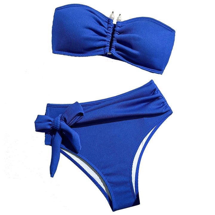Damen Bandeau-Bikini mit modernem Wickelbund Echo Archiv