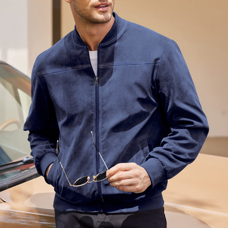 Herren lässige Sweatjacke im sportiven Design mit praktischen Taschen Echoarchiv