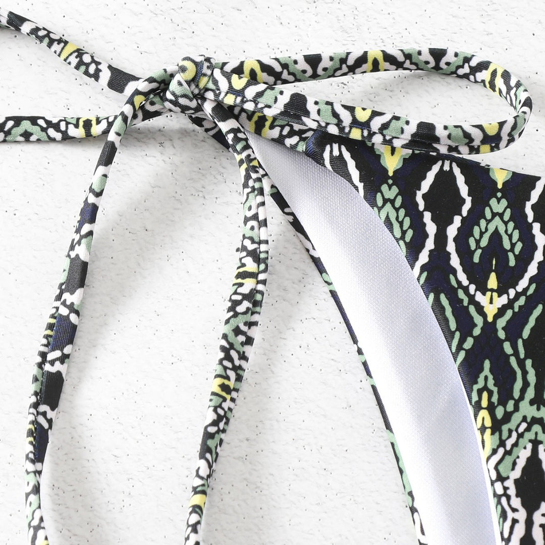 Damen Triangel-Bikini mit verspieltem Knoten-Design Echo Archiv