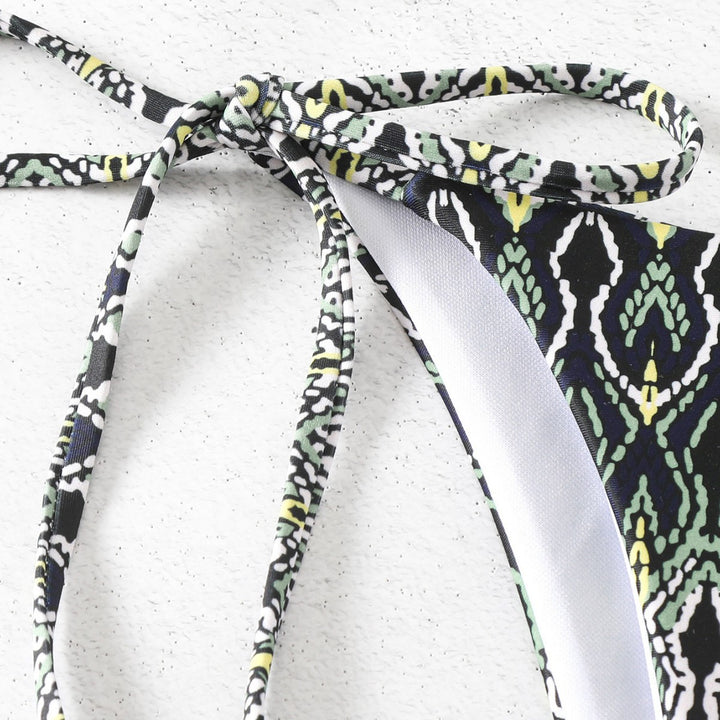 Damen Triangel-Bikini mit verspieltem Knoten-Design Echo Archiv