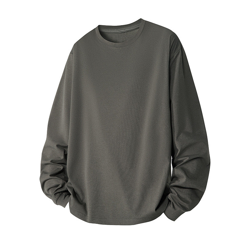 Herren Oversize-Sweatshirt aus Baumwollmix mit Rundhalsausschnitt und gerippten Bündchen Echo Archiv