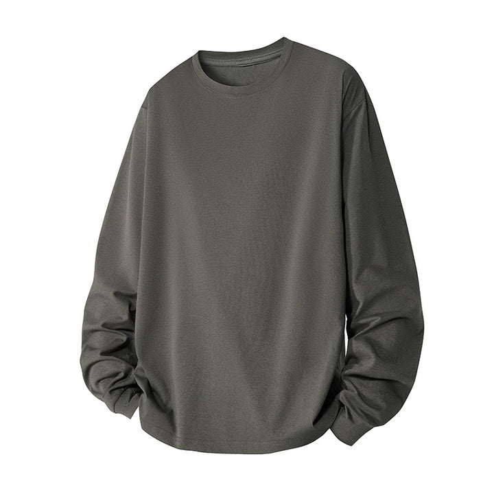 Herren Oversize-Sweatshirt aus Baumwollmix mit Rundhalsausschnitt und gerippten Bündchen Echo Archiv