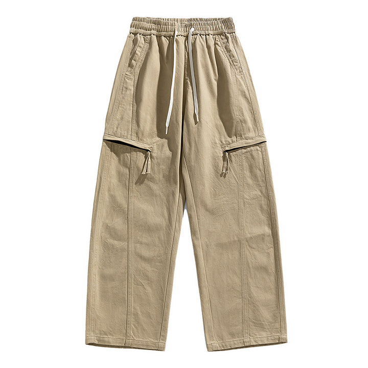 Herren Weite Cargo-Jogginghose im Baggy‑Schnitt mit Kordelbund & Mehrfachtaschen Echoarchiv