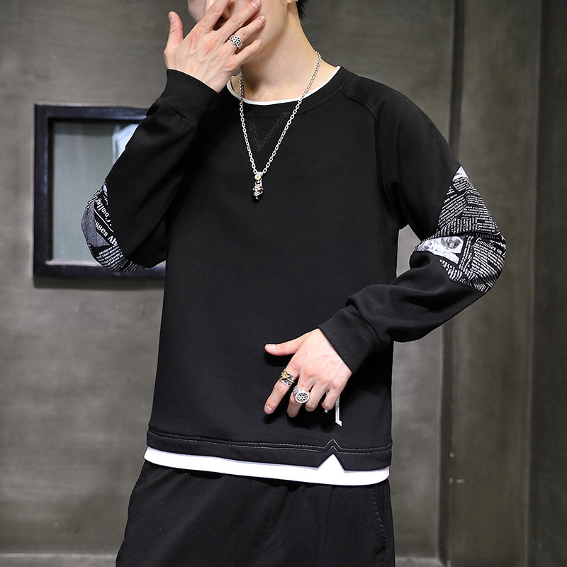 Herren modisches Sweatshirt mit einzigartigen Druckdetails Echoarchiv