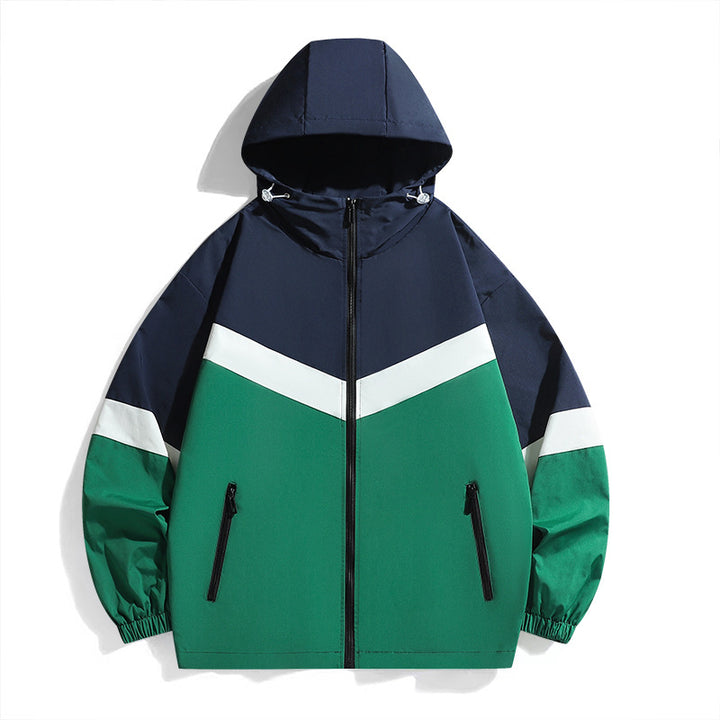 Herren Sportliches Übergangsjacke mit Kapuze Echo Archiv