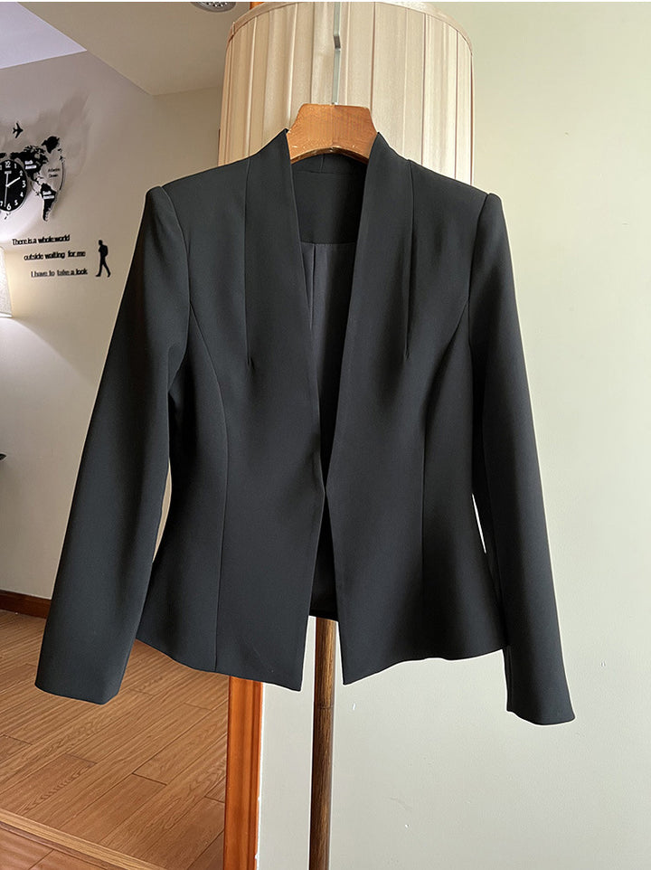 Damen Eleganter Blazer mit asymmetrischem Schnitt Echoarchiv