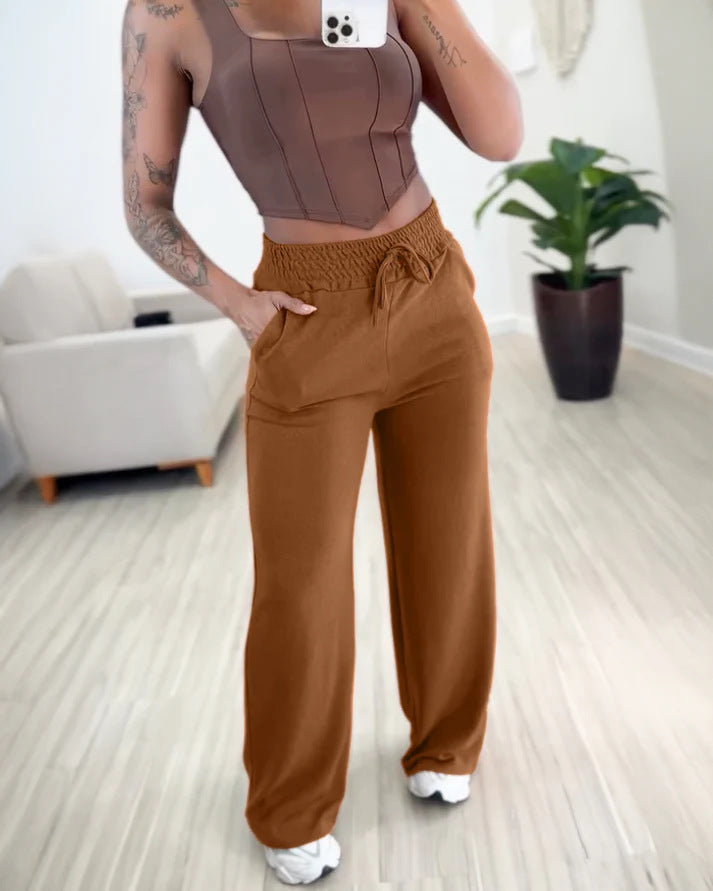 Damen Bequeme High-Waist Jogginghose Echo Archiv