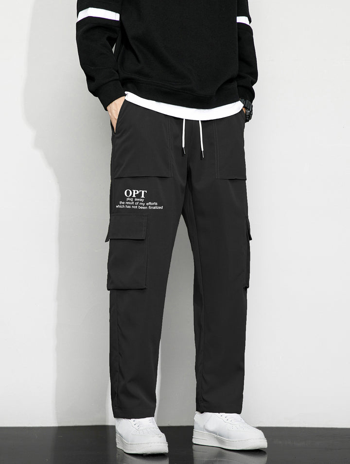 Herren Cargo-Hose mit praktischen Taschen und elastischem Bund Echo Archiv