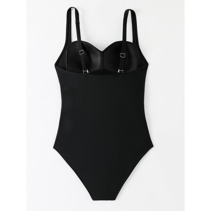 Damen Einteiliger Badeanzug mit figurformendem Schnitt und elegantem Neckholder Echo Archiv