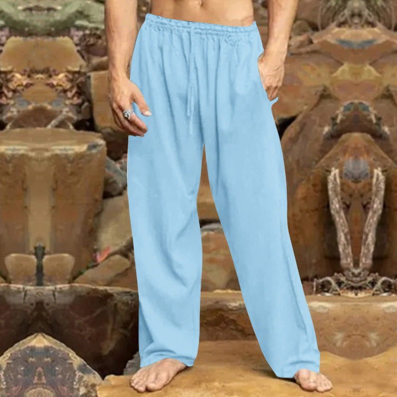 Herren entspannende Freizeithose mit elastischem Bund und praktischen Taschen Echoarchiv