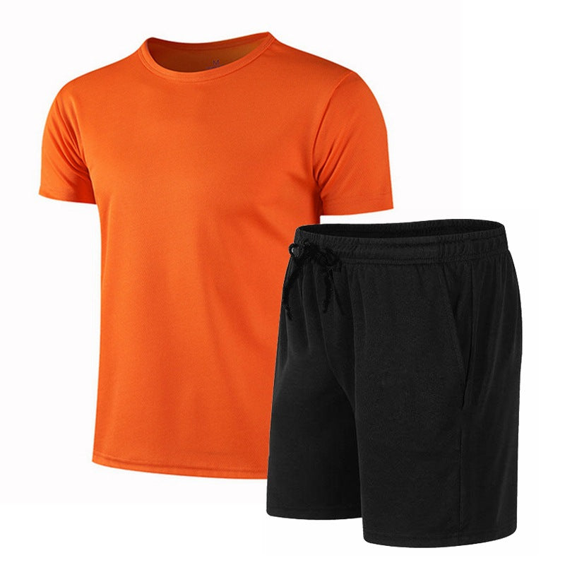 Herren sportliches Funktionsset mit T-Shirt und Shorts Echoarchiv