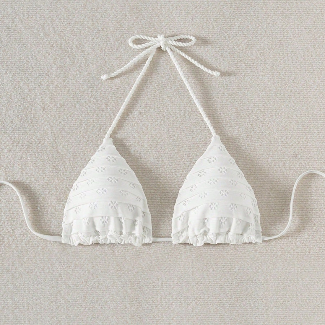 Damen Triangel-Bikini mit verspielten Rüschendetails – Maréssa