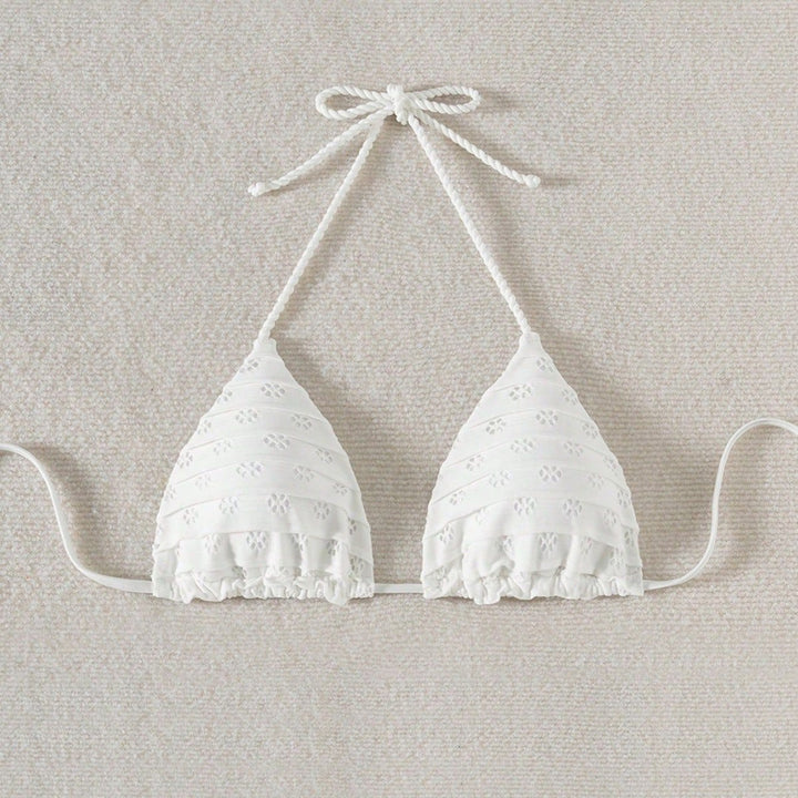 Damen Triangel-Bikini mit verspielten Rüschendetails Echo Archiv