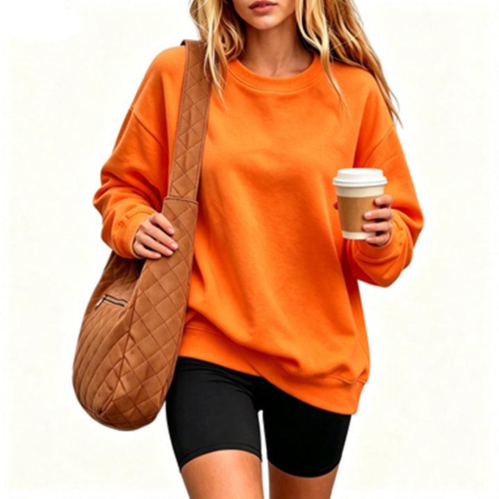 Damen Bequemer Oversized Sweatshirt Echoarchiv