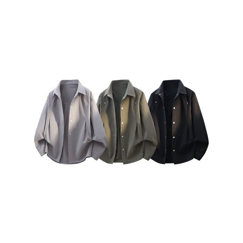 Herren Lässige Overshirtjacke Echo Archiv