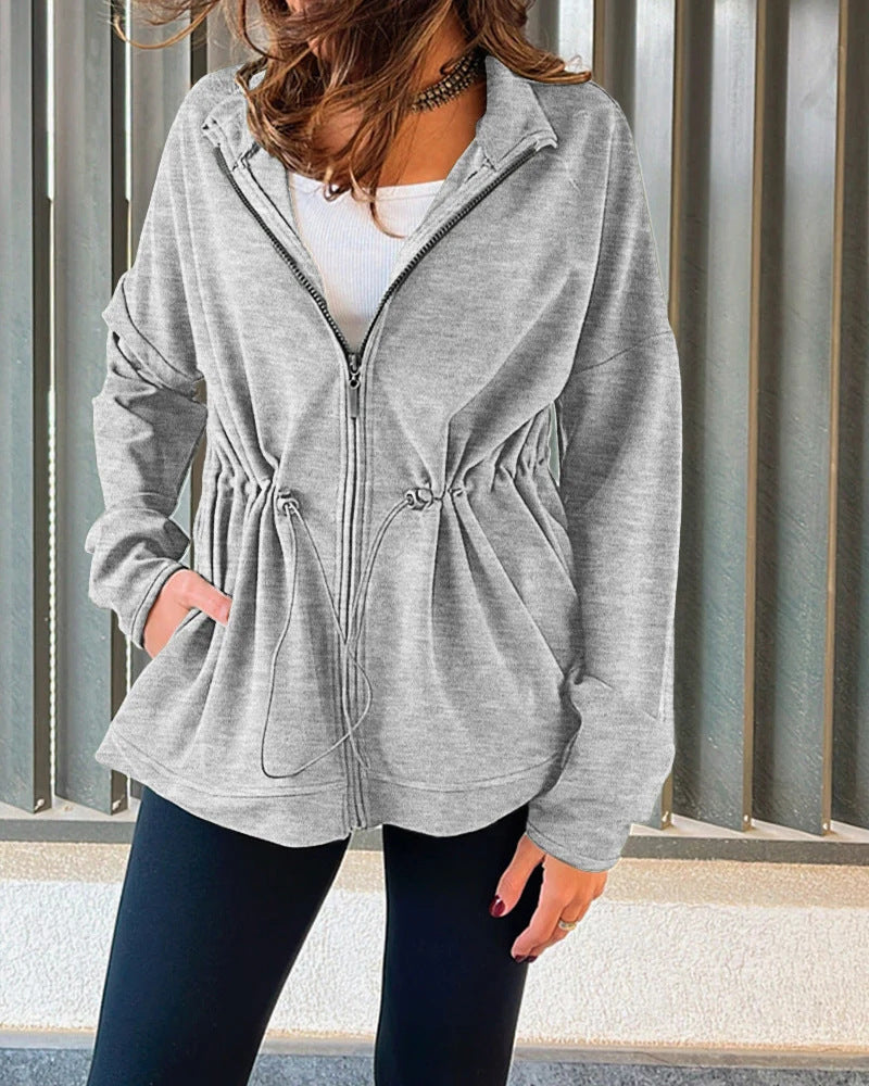 Damen Modische Sportjacke mit Taillenregulierung Echo Archiv