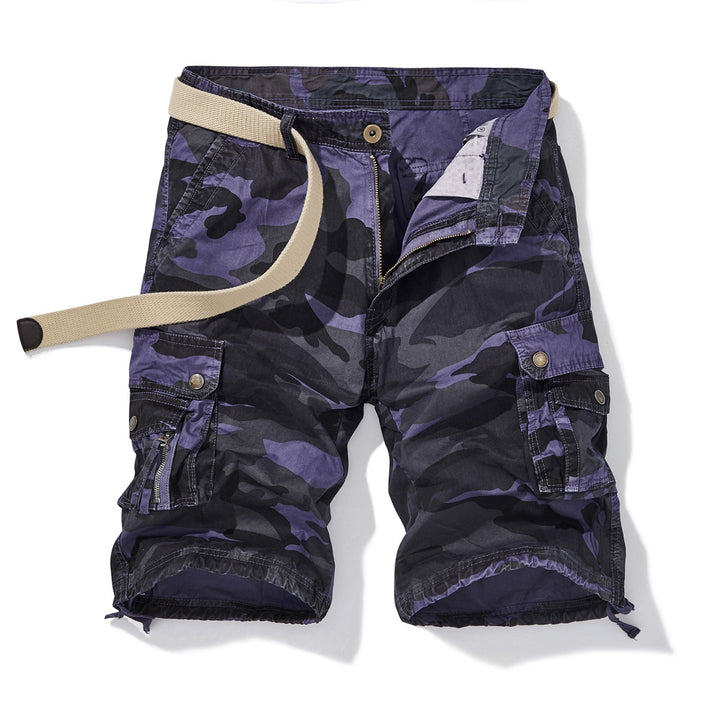 Herren Cargo-Shorts mit vielseitigen Taschen und verstellbarem Bund Echoarchiv