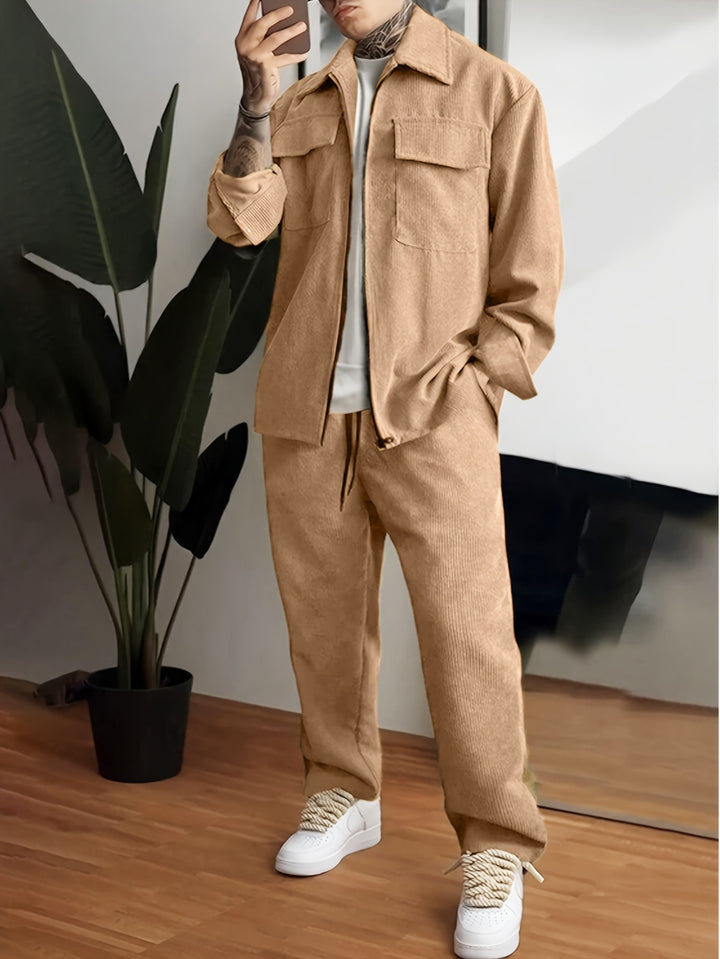 Herren Flanelljacke mit praktischen Taschen Echoarchiv